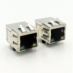 RJ45 1 x 1 Connector with Transformer